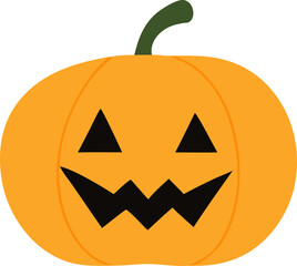 jack o lantern pumpkin Halloween illustration  
