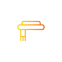 clothes gradient icon