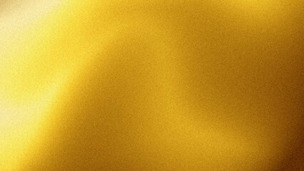 Abstract golden yellow background grainy texture