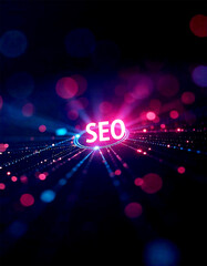 SEO Search engine optimisation digital marketing business technology concept