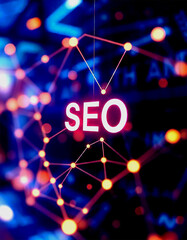 SEO Search engine optimisation digital marketing business technology concept