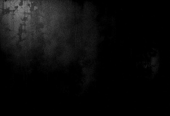 Black wall texture background, grainy texture background