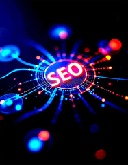 SEO Search engine optimisation digital marketing business technology concept
