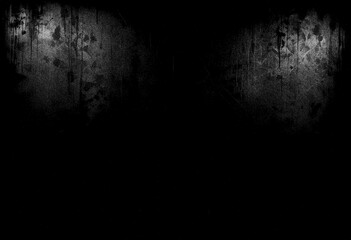 Black wall texture background, grainy texture background
