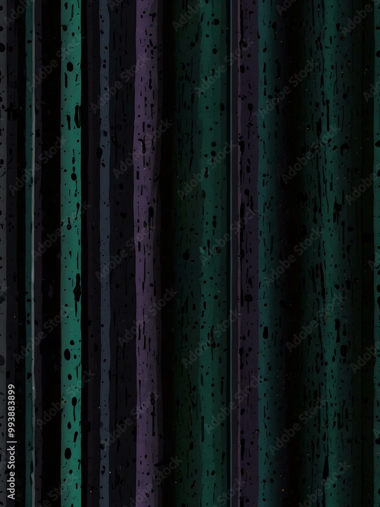 Poster mesmerizing seamless loop of dark green, black, and purple noise patterns.