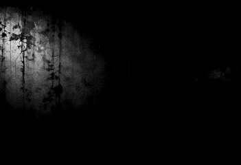 Black wall texture background, grainy texture background