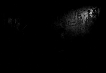 Black wall texture background, grainy texture background