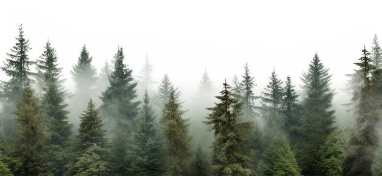 PNG Pine trees forest nature backgrounds landscape.