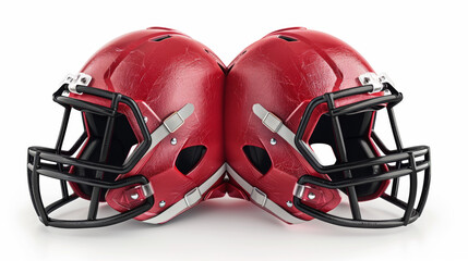 Fototapeta premium Shoulder pads for protection in contact sports like football isolated on white background