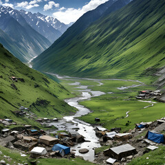 landscape in the mountains