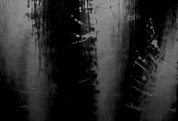Fototapeta premium Black wall texture background, grainy texture background