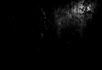 Black wall texture background, grainy texture background