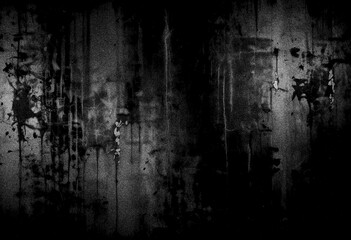 Fototapeta premium Black wall texture background, grainy texture background