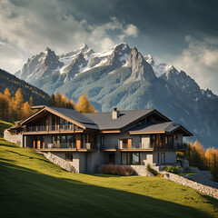 swiss alpine village