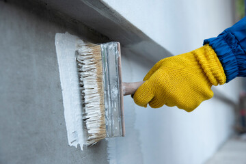 Waterproofing, priming process