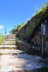 苗木城跡 菱櫓門跡