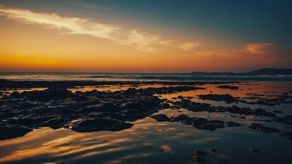 Rich color contrasts and intricate patterns evoke a sense of depth in abstract art