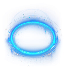 Fototapeta premium PNG Circle light technology night space.