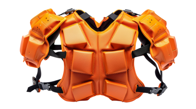 Shoulder pads for protection in contact sports like football