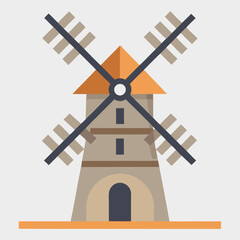 windmill vector