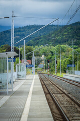 Stacja kolejowa Jelenia Góra Sobieszów.  © fotozen