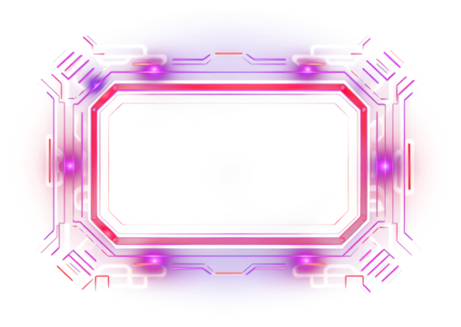 PNG Purple technology light neon.