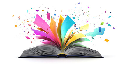 Books Bursting with Knowledge and Imagination Design