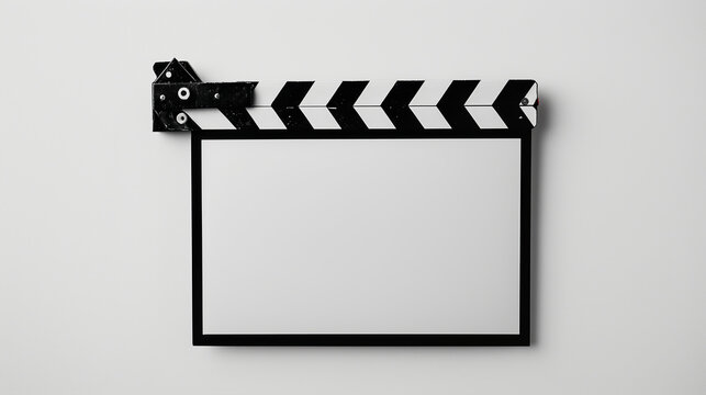 blank film clapperboard , Empty flim clipperboard , Movie clippe