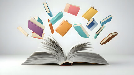 Books Bursting with Knowledge and Imagination Design