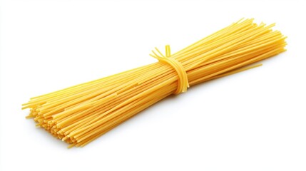 Isolated Italian Pasta on White Background