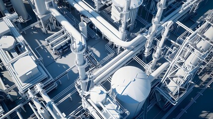Create a scenario where ICS controls a large-scale oil refinery, automating key processes to increase safety and efficiency