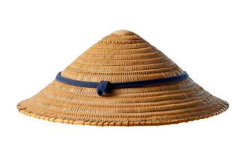 woven straw hat with wide brim