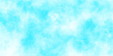 texture blue white paper background, Blue watercolor cloudy sky background, Blue clouds on the sky with soft natural cloudy stains, Watercolor painting with gradient painted cloudy blue texture.