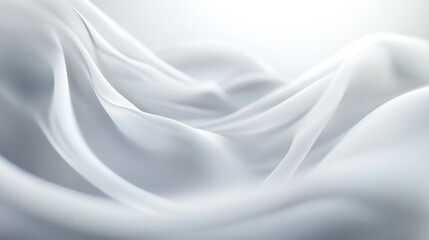 Naklejka premium A white spiral tunnel with a white wall 