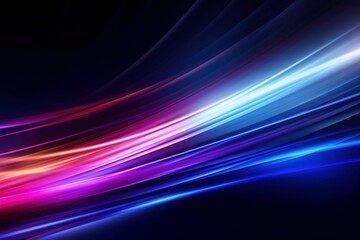 Fototapeta premium Abstract blue and pink glowing waves background suitable for designs related to technology, science, or creative projects looking for a modern touch. Generative AI