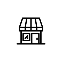 Store icon vector. Shop icon vector. Market symbol.