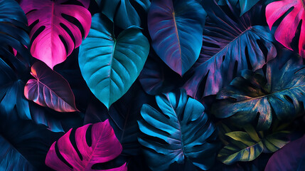  Abstract Nature Pattern, Summer Vibes, Digital Art