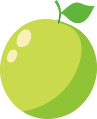 illustration of an apple