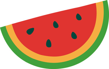 watermelon vector illustration