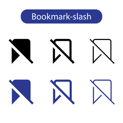 Bookmark social media icon isolated on background. modern save bookmark symbol, simple, vector, icon for website design, mobile app, ui. Vector Illustration
