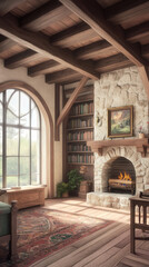 Whimsical Fairy Tale Cottage Interior Design