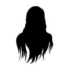 Shadowy Horror Face Silhouette – Vector Illustration for Chilling Visuals