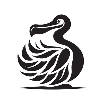 recommend clip art: Unique Dodo Silhouette Vectors for Creative Graphic Design Projects