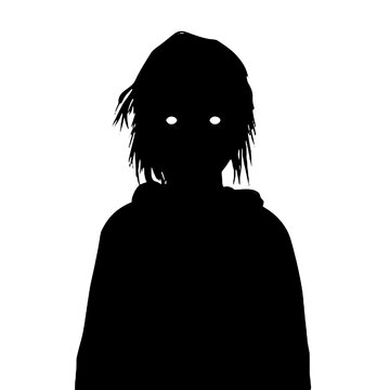 recommend clip art: Horror Mask Silhouette – Vector Illustration for Fearsome Designs