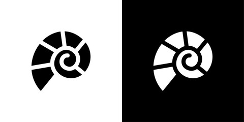 rounded shell icon set vector illustration © Mincraft