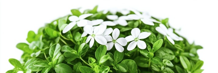 Obraz premium Middle-aged Male and Female Botanists in a Research Lab Studying Bacopa Plant for Natural Cognitive Enhancement in Morning Light, Bright, Focused, Scientific Study
