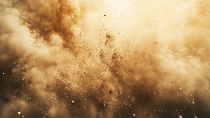 Obraz premium A crystal-clear image of a sun hovering above rocks and water in the foreground 