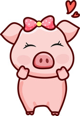 Pig with Heart