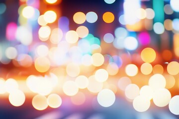 Fototapeta premium Abstract background of colorful circles of light using pretty copy spaces as text contemporary backdrops