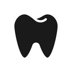 Tooth icon. Oral dental teeth vector icon for UI designs.